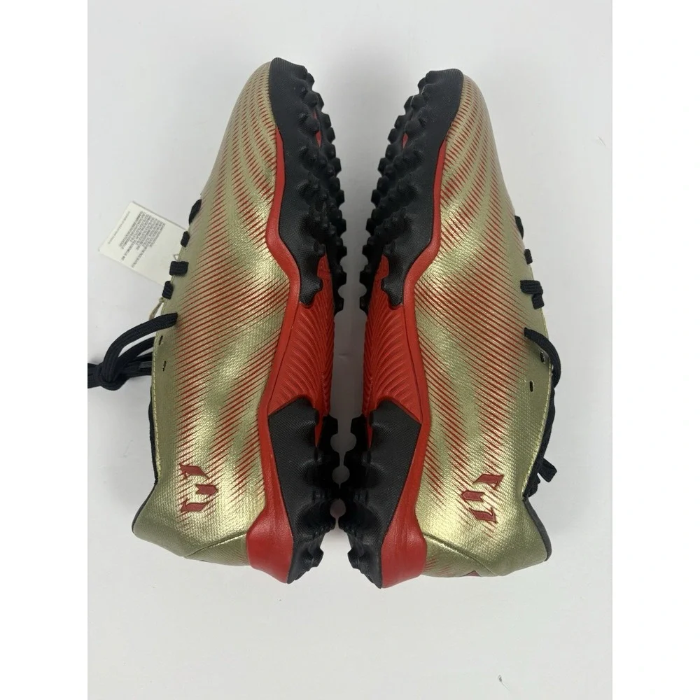 NWT Adidas Nemeziz Messi .3 TF FY0761 Soccer Shoe Male Size 7 Gold/Red.